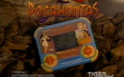 TIGER DISNEY’S POCAHONTAS HANDHELD VIDEO GAME AD (1995) (WINDOWBOXED)