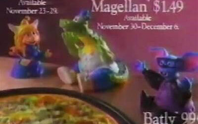 90’s PIZZA HUT – EUREEKA’S CASTLE PUPPETS TOYS COMMERCIAL