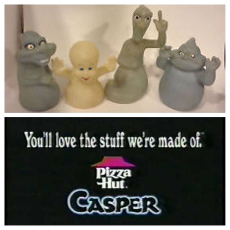 PIZZA HUT CASPER HAND PUPPETS 1995 COMMERCIAL