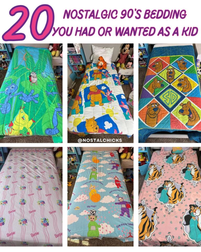 20 NOSTALGIC 90’S BEDDING YOU HAD OR WANTED AS A KID