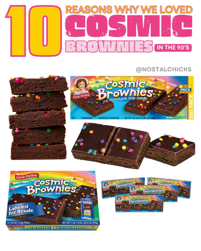 10 REASONS WHY WE LOVED COSMIC BROWNIES IN THE 90’S