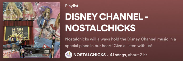 DISNEY CHANNEL PLAYLISTS