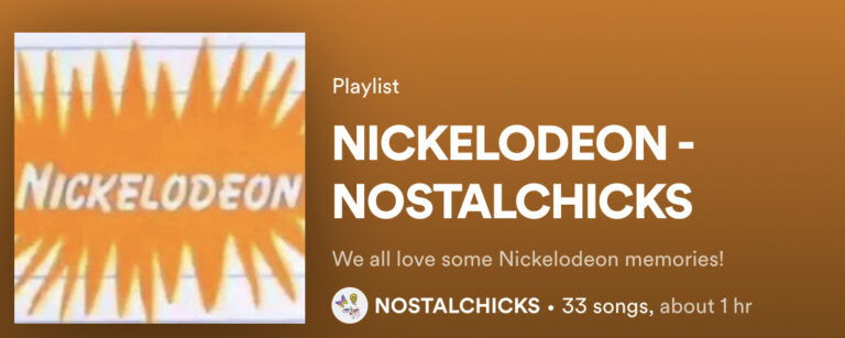 NICKELODEON PLAYLIST