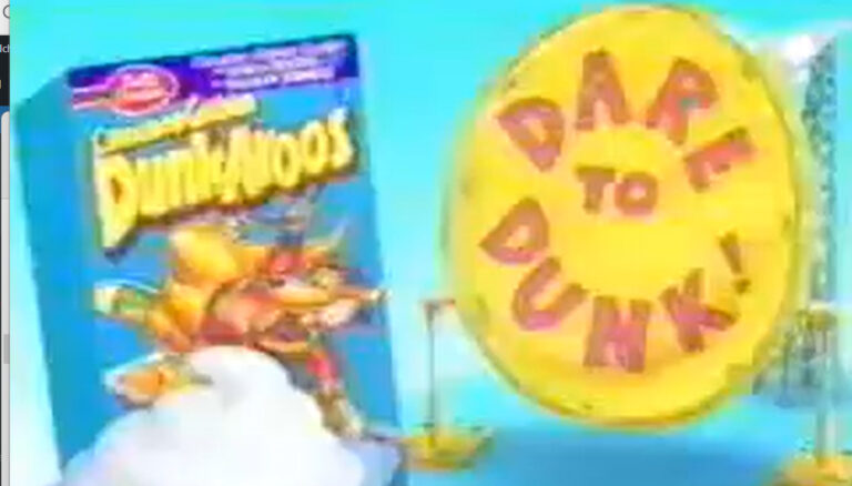 1997 DUNKAROOS AD-HIGH DIVE