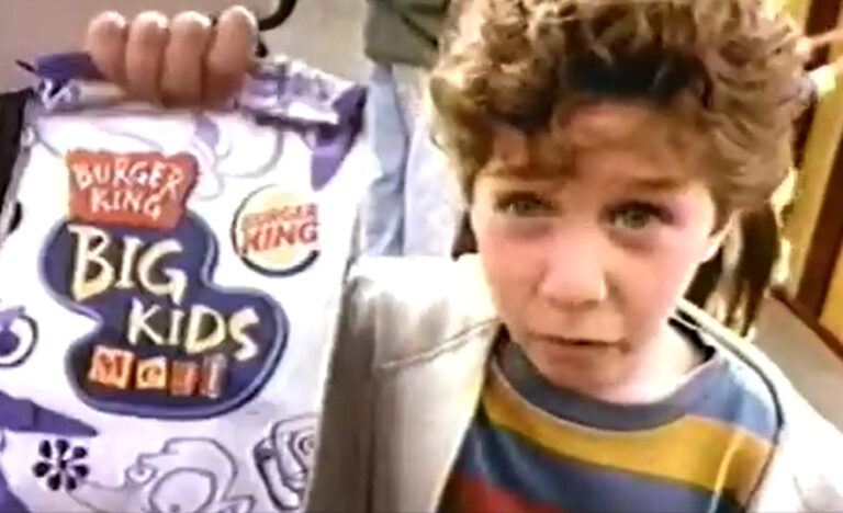 1999 BURGER KING BIG KIDS MEAL COMMERCIAL