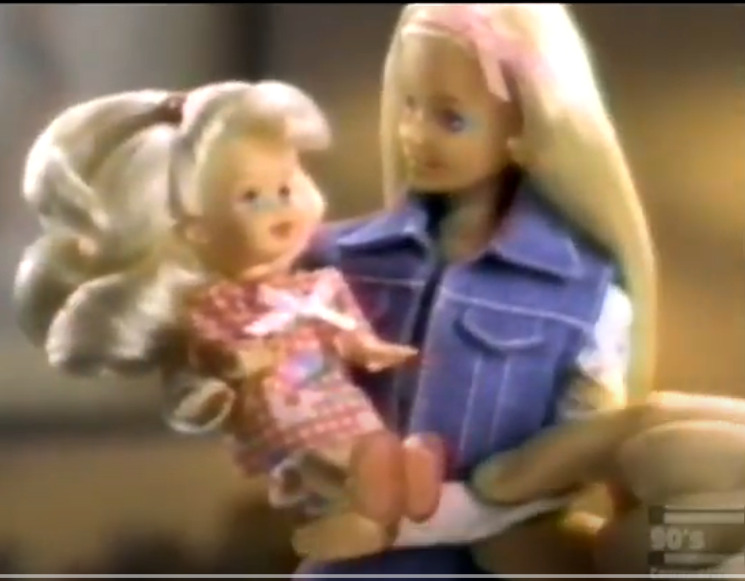BARBIE POTTY TRAINING KELLY COMMERCIAL 1997