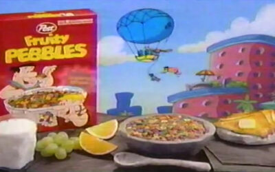90’s FRUITY PEBBLES WITH FRED FLINTSTONE COMMERCIAL