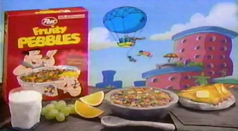 90’s FRUITY PEBBLES WITH FRED FLINTSTONE COMMERCIAL