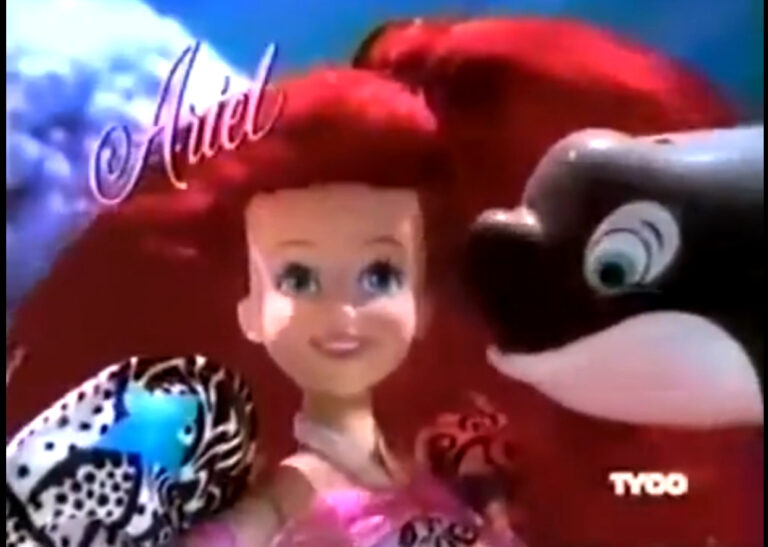 90’s TYCO LITTLE MERMAID WHALE OF A TALE DOLL COMMERCIAL