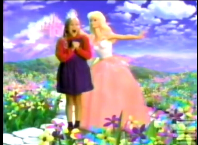 MY SIZE PRINCESS BARBIE DOLL 1995 COMMERCIAL