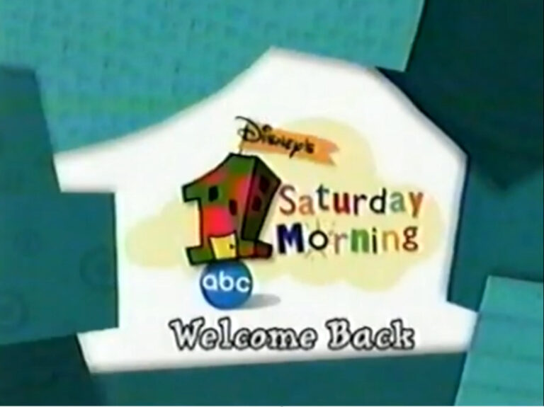 DISNEY’S ONE SATURDAY MORNING BUMPER FROM 90’S