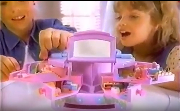 POLLY POCKET PULLOUT PLAYHOUSE AD (1992)