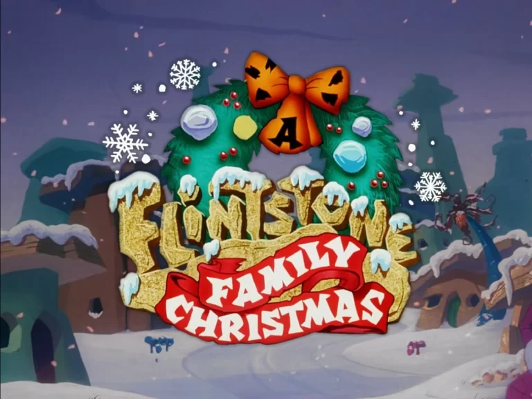 A FLINTSTONES FAMILY CHRISTMAS INTRO SCENE