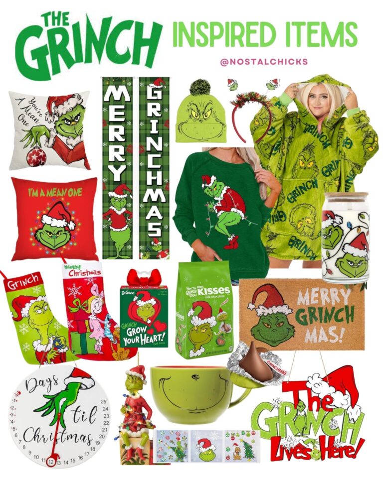THE GRINCH INSPIRED ITEMS