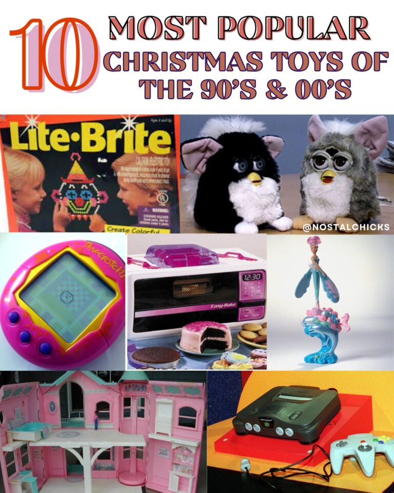 10 MOST POPULAR CHRISTMAS TOYS OF THE 90’S AND 00’S