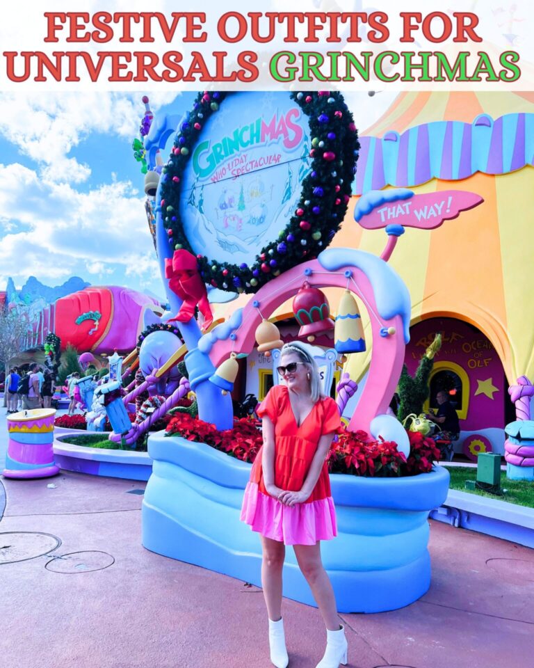 FESTIVE OUTFITS FOR UNIVERSALS GRINCHMAS