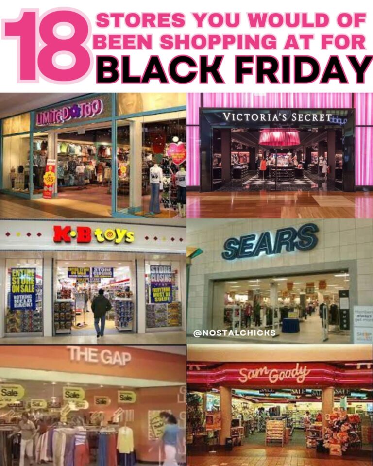 18 STORES YOU WOULD OF BEEN SHOPPING AT FOR BLACK FRIDAY