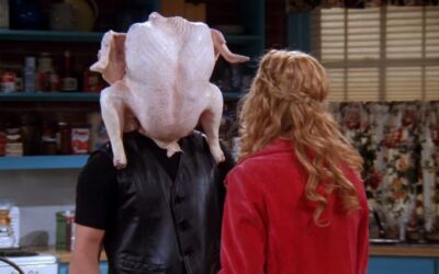 F.R.I.E.N.D.S. THANKSGIVING TURKEY SCENE