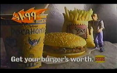 BURGER KING POCAHONTAS KIDS MEAL COMMERCIAL