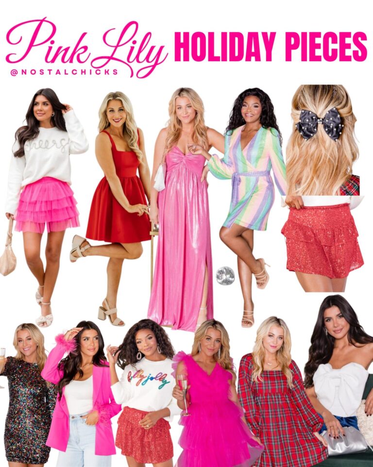 PINK LILY HOLIDAY PIECES
