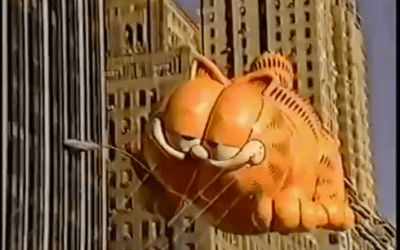 GARFIELD IN THE 1992 MACY’S DAY PARADE
