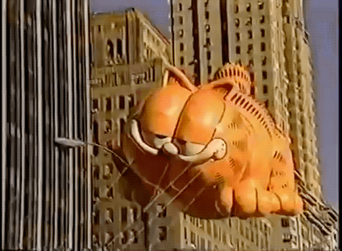 GARFIELD IN THE 1992 MACY’S DAY PARADE