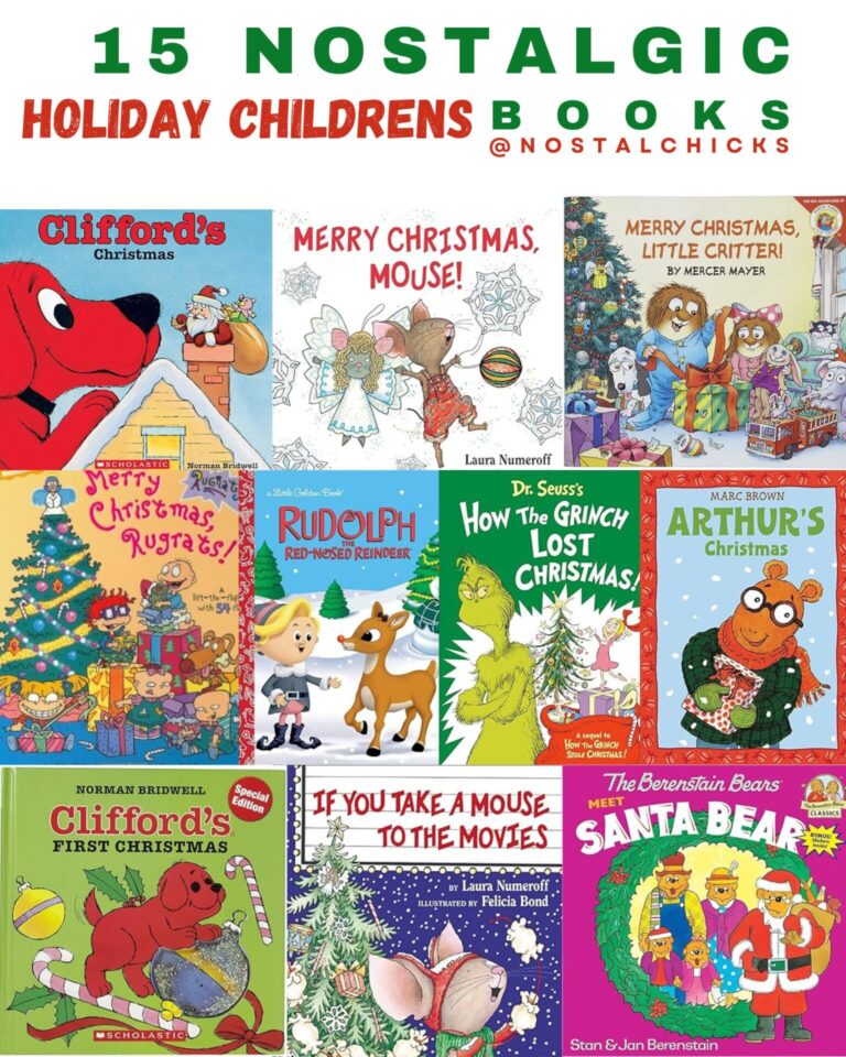 15 NOSTALGIC HOLIDAY CHILDRENS BOOKS