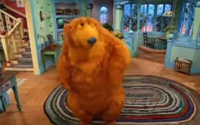 SHAPE OF A BEAR SCENE IN BEAR IN THE BIG BLUE HOUSE