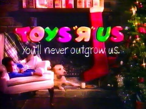 TOYS R US – YOU’LL NEVER OUTGROW US CHRISTMAS COMMERCIAL (1990’s)