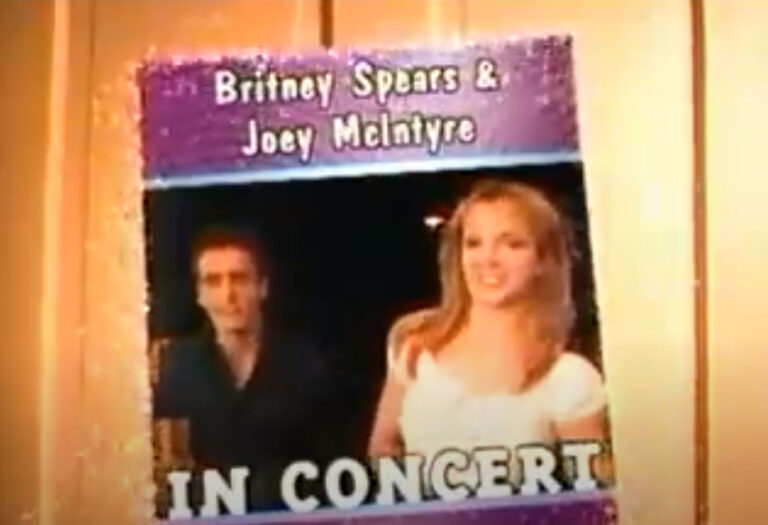 BRITNEY SPEARS AND JOEY MCINTYRE 1999 DISNEY CHANNEL CONCERT INTRO