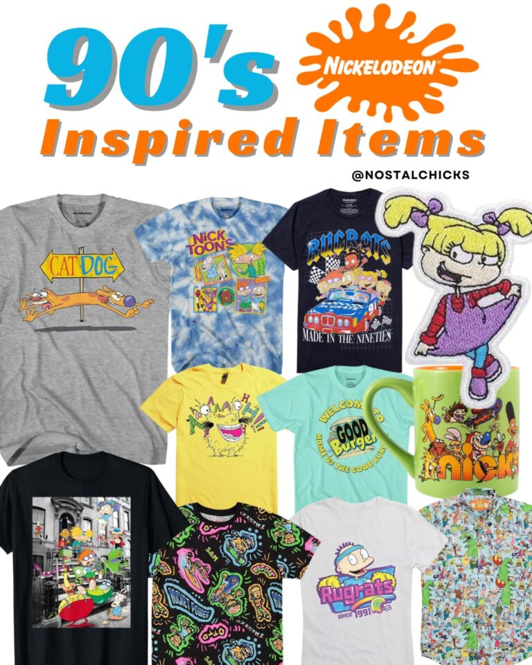 11 90’S NICKELODEON INSPIRED ITEMS