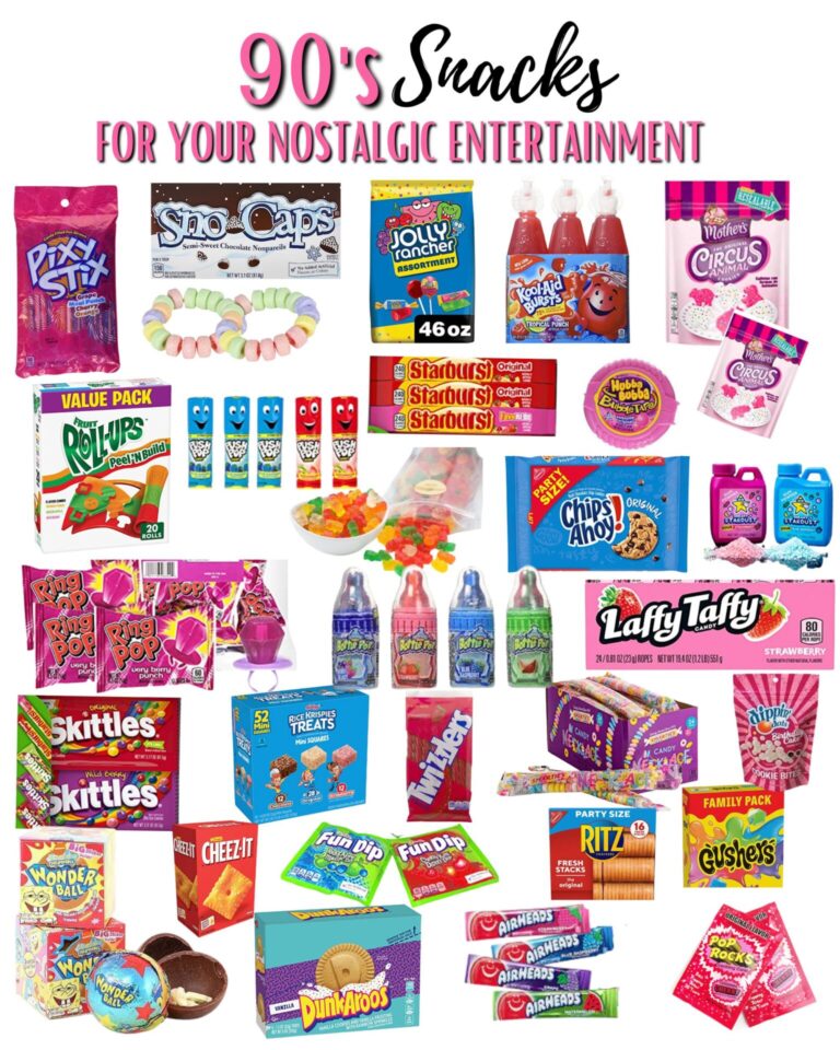 40 90’S SNACKS FOR YOUR NOSTALGIC ENTERTAINMENT