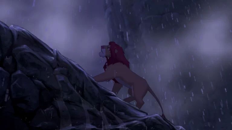 LION KING – SIMBA KING OF PRIDE ROCK SCENE