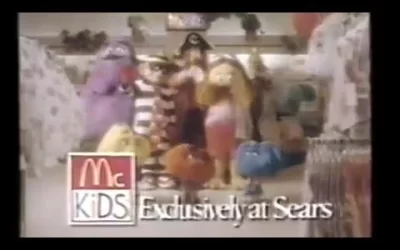 Mc KIDS EXCLUSIVELY AT SEARS (McDONALD’S 80’S COMMERCIAL)