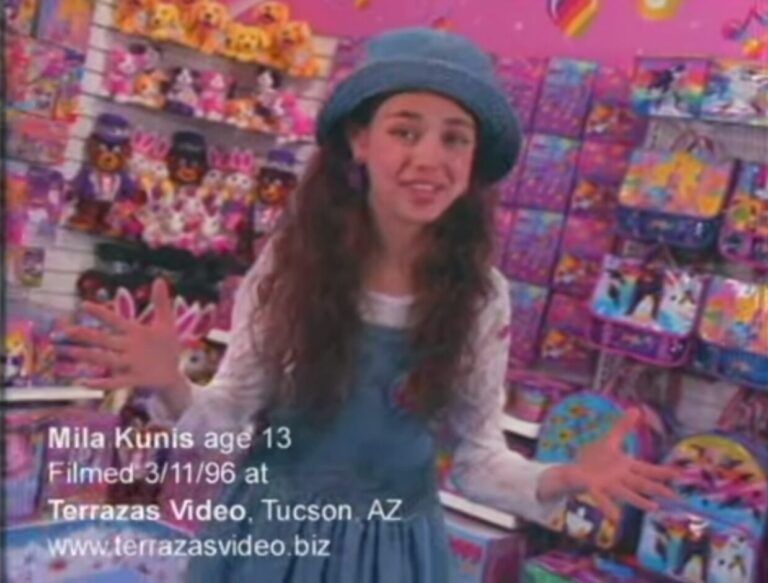 MILA KUNIS IN LISA FRANK COMMERCIAL