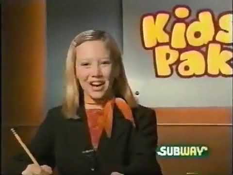 90’S SUBWAY KIDS PACK  COMMERCIAL WITH HILARY DUFF