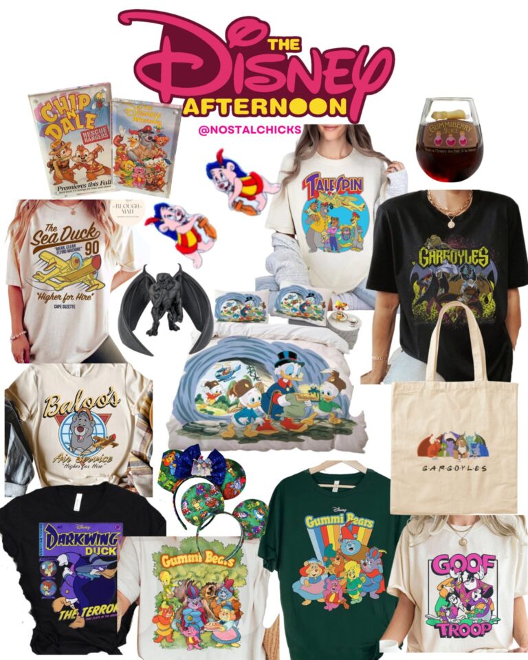 THE DISNEY AFTERNOON INSPIRED ITEMS