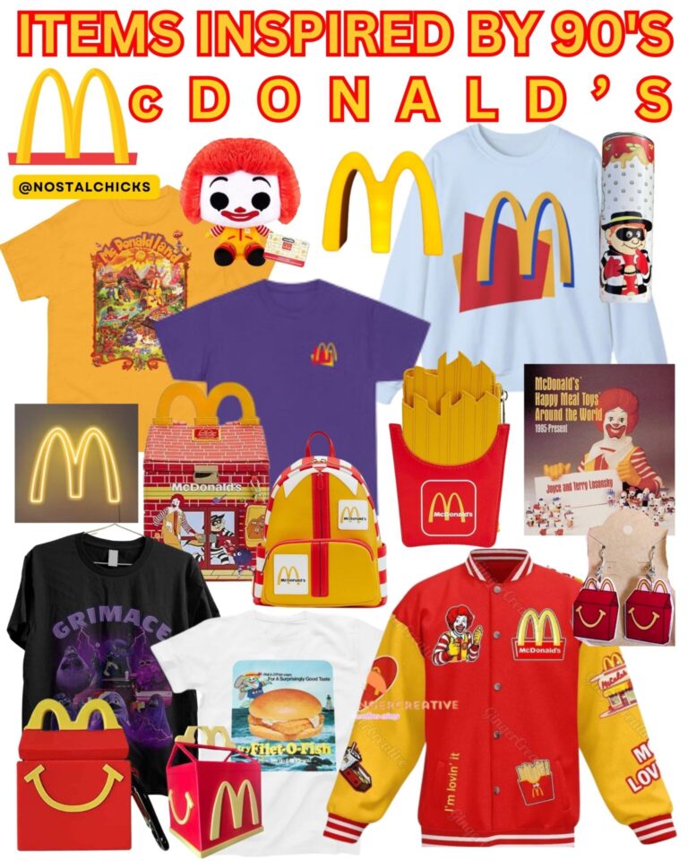 17 ITEMS INSPIRED BY 90’S McDONALD’S