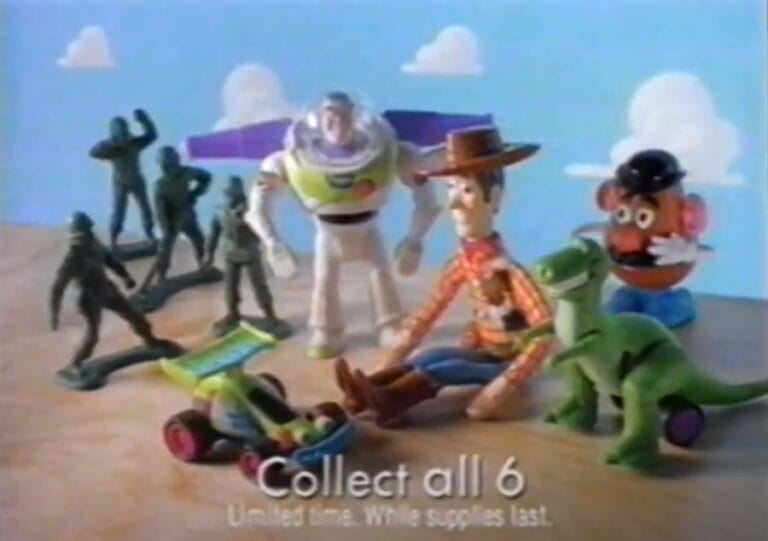 BURGER KING 1995 TOY STORY COMMERCIAL