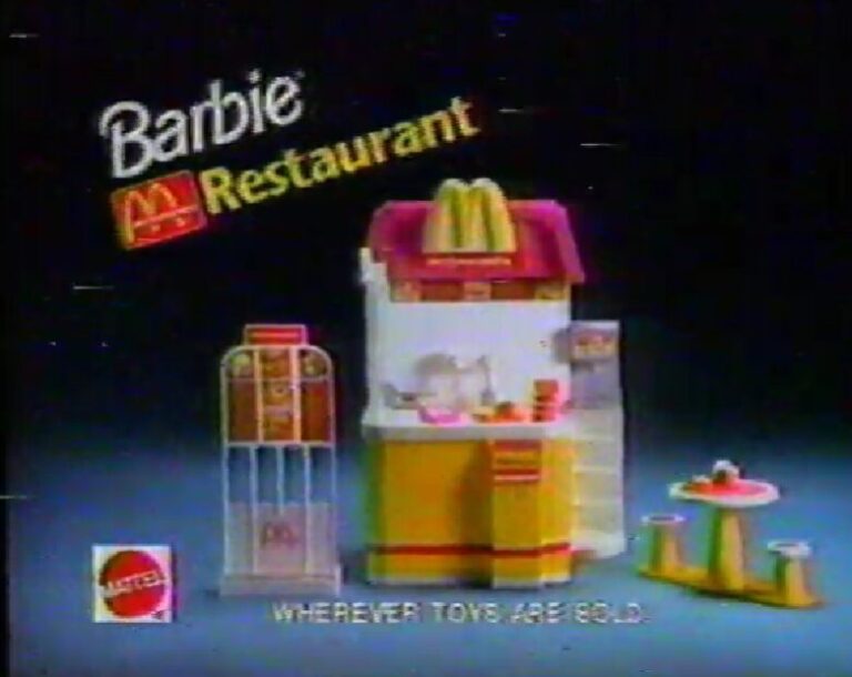 1994 BARBIE “MCDONALDS RESTAURANT PLAY SET” COMMERCIAL