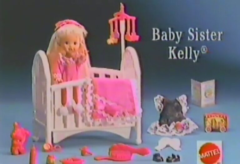 “BARBIE BABY SISTER KELLY TOY DOLL” 1995 COMMERCIAL