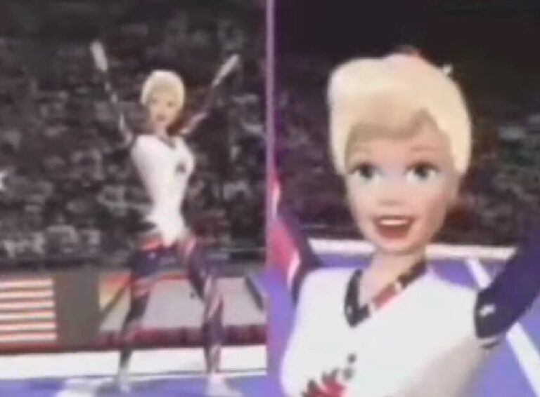 OLYMPIC GYMNAST BARBIE COMMERCIAL (1996)