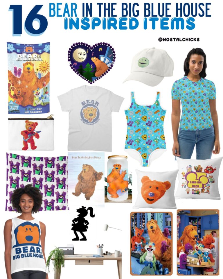 16 BEAR IN THE BIG BLUE HOUSE INSPIRED ITEMS