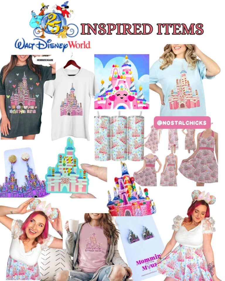 DISNEY WORLDS 25TH ANNIVERSARY INSPIRED ITEMS