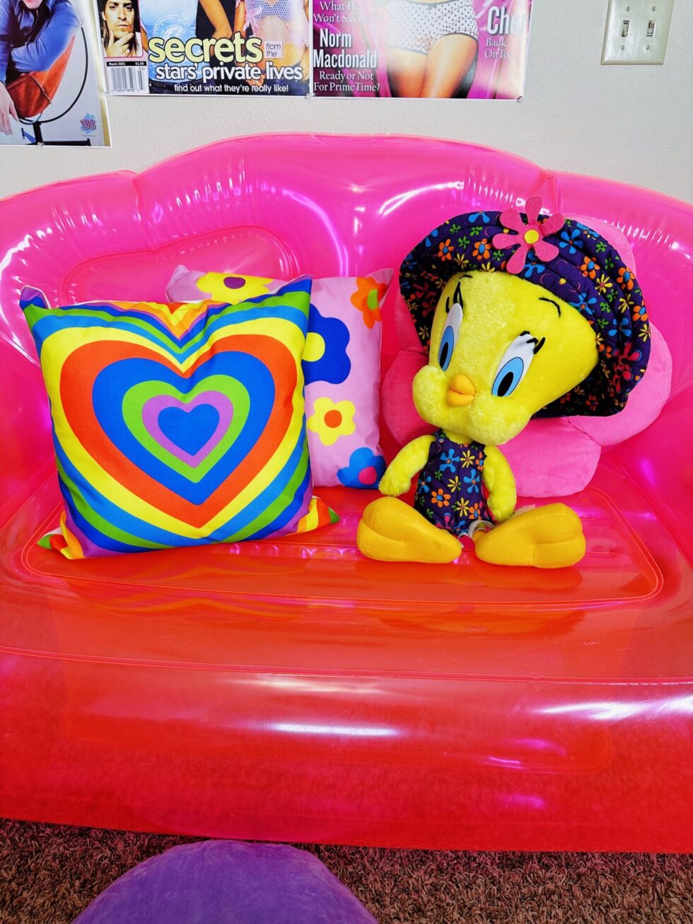 Y2k Inflatable Chair MY Y2K ROOM TOUR - Nostalchicks