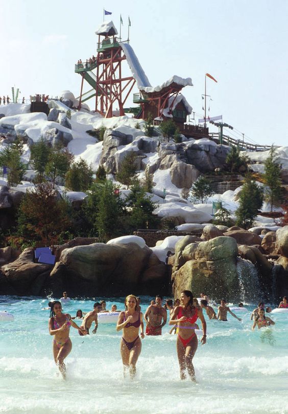 BLIZZARD BEACH WATERPARK AT WALT DISNEY WORLD