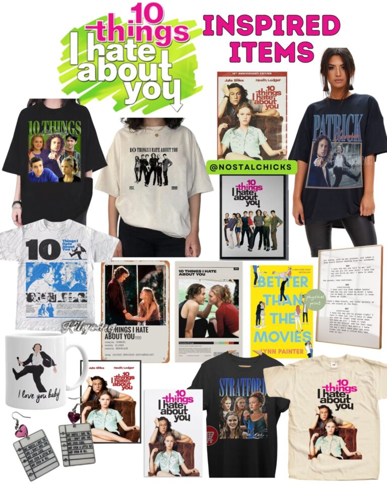 10 THINGS I HATE ABOUT YOU INSPIRED ITEMS