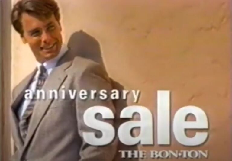 BON TON ANNIVERSARY STORE-WIDE SALE 90’s COMMERCIAL – TRY US ON