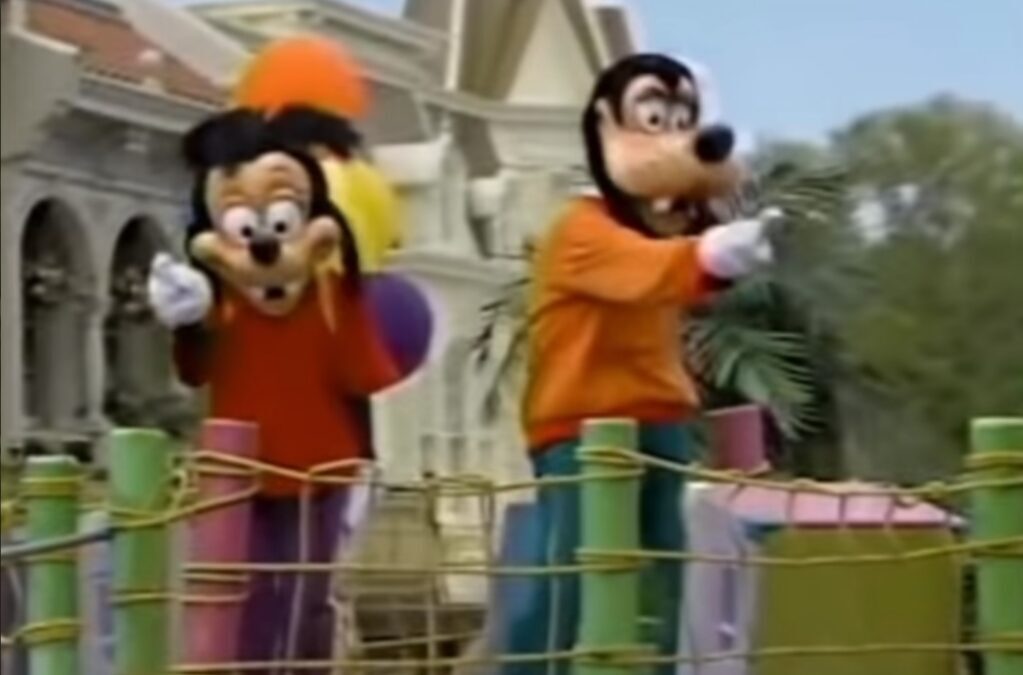 DISNEY AFTERNOON WITH MAX AND GOOFY PERFORMANCE – 90’s DISNEY WORLD EASTER PARADE