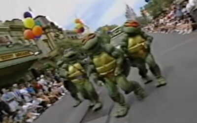 90’S  DISNEY WORLD EASTER PARADE – NINJA TURTLES PERFORMANCE